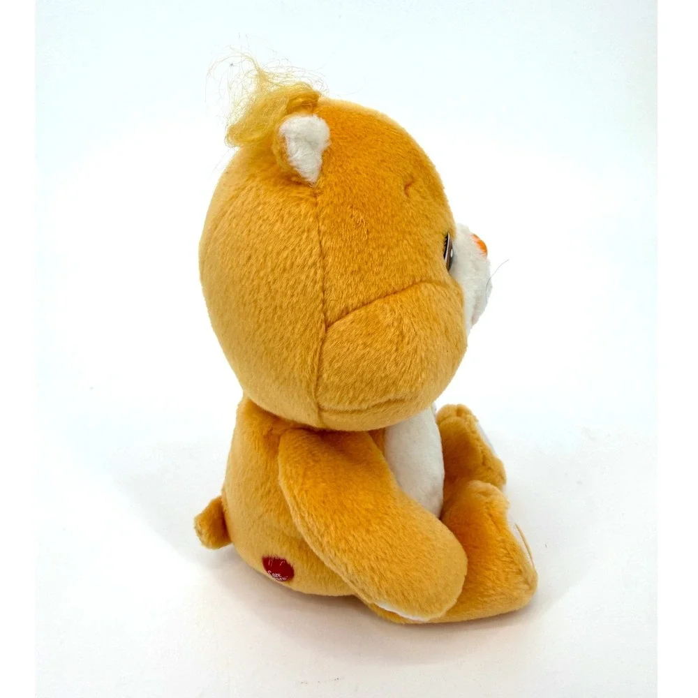 Care Bears 2002 Birthday Bear 20th Anniversary Plush Orange Cupcake Carlton Card